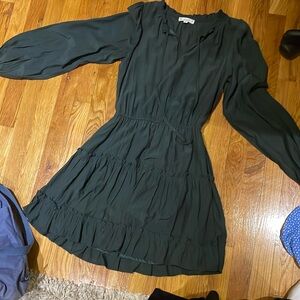 L Love Mini Dress- Forest Green (M)